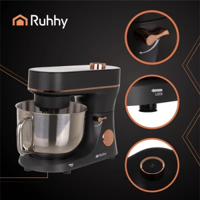 Ruhhy 25727 Kuchyňský robot 6,2 L, 2000 W, s funkcí ohřevu, černý
