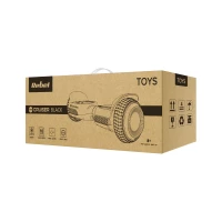 Rebel ZAB0016 Hoverboard LED RGB, 100 kg, 2 x 120 W, čierny