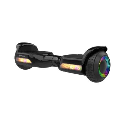 Rebel ZAB0016 Hoverboard LED RGB, 100 kg, 2 x 120 W, čierny