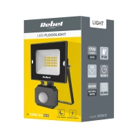 Rebel URZ3613 Reflektor so senzorom súmraku a pohybu, 20 W, 4000 K, 230 V, 1700 lm