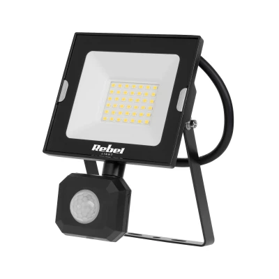 Rebel URZ3615 Reflektor se senzorem soumraku a pohybu, 30 W, 4000K, 230V, 2550 lm