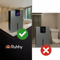 Ruhhy 26496 Odvlhčovač vzduchu 90 W, 2200 ml, stříbrná