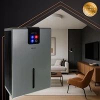 Ruhhy 26496 Odvlhčovač vzduchu 90 W, 2200 ml, stříbrná