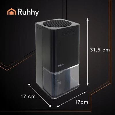 Ruhhy 26494 Odvlhčovač vzduchu 36 W, 380 ml/ den, černá