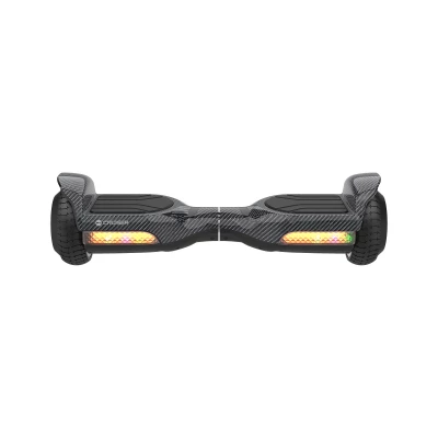 Rebel ZAB0015 Hoverboard LED RGB, 100 kg, 2 x 120 W, Carbon černý
