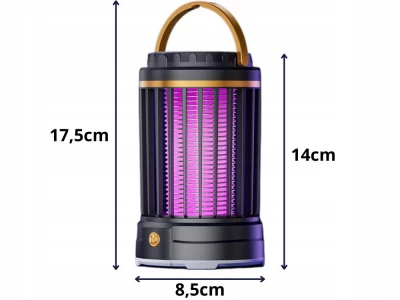 Verk 12360 Bezdrátová závěsná UV lampa proti komárům a dalšímu hmyzu, bílá