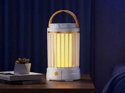 Verk 12360 Bezdrátová závěsná UV lampa proti komárům a dalšímu hmyzu, bílá