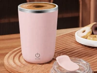 Verk 07375 Samomiešacia šálka na kávu 350 ml, ružová