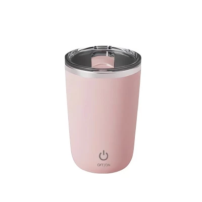 Verk 07375 Samomiešacia šálka na kávu 350 ml, ružová