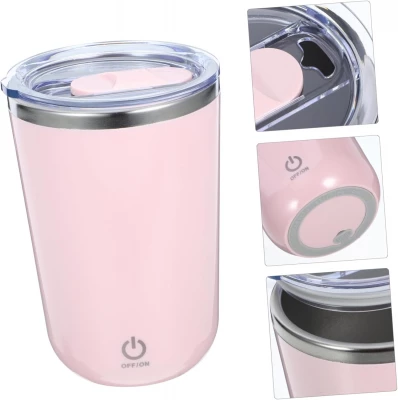 Verk 07375 Samomiešacia šálka na kávu 350 ml, ružová