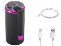 Verk 27519 Elektrická pumpa na fľašu na vodu USB, čierna