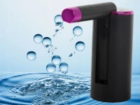 Verk 27519 Elektrická pumpa na fľašu na vodu USB, čierna