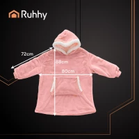 Ruhhy 26144 Televizní mikina s kapucí XXL, růžová