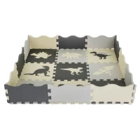 Kruzzel 25785 Kontrastní pěnové puzzle 30,5 x 30,5cm, 35 dílků