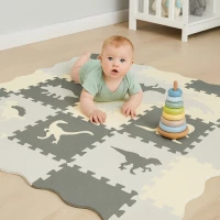 Kruzzel 25785 Kontrastní pěnové puzzle 30,5 x 30,5cm, 35 dílků