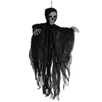 Ruhhy 26125 Čierna závesná kostra, HALLOWEEN