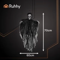 Ruhhy 26125 Čierna závesná kostra, HALLOWEEN