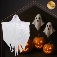 Ruhhy 25957 Halloweenská dekorace ve tvaru ducha 75 cm, 3 ks