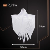 Ruhhy 25957 Halloweenská dekorace ve tvaru ducha 75 cm, 3 ks