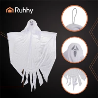Ruhhy 25957 Halloweenská dekorace ve tvaru ducha 75 cm, 3 ks