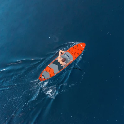 Rebel RBA-4500 Paddleboard SUP s příslušenstvím 350 cm, 135 kg, oranžový