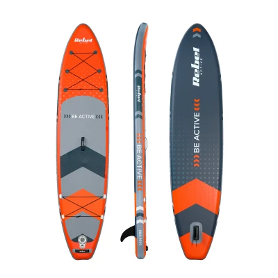 Rebel RBA-4500 Paddleboard SUP s příslušenstvím 350 cm, 135 kg, oranžový