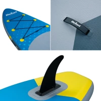 Rebel RBA-4500 Paddleboard SUP s príslušenstvom 350 cm, 135 kg, modrý