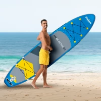 Rebel RBA-4500 Paddleboard SUP s príslušenstvom 350 cm, 135 kg, modrý
