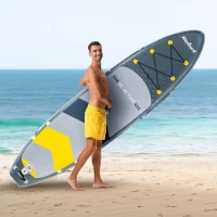 Rebel RBA-4500 Paddleboard SUP s príslušenstvom 350 cm, 135 kg, sivý