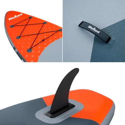 Rebel RBA-4501 Paddleboard SUP s príslušenstvom 350 cm, 140 kg, oranžový