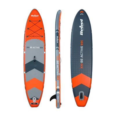 Rebel RBA-4501 Paddleboard SUP s príslušenstvom 350 cm, 140 kg, oranžový