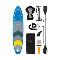 Rebel RBA-4501 Paddleboard SUP s příslušenstvím 350 cm, 140 kg, modrý