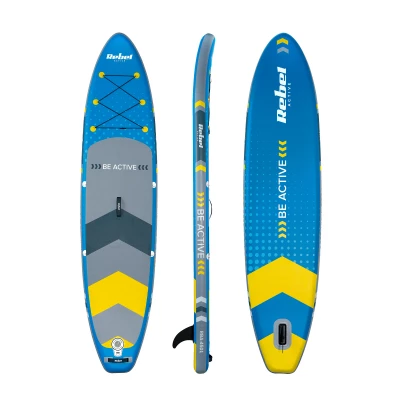 Rebel RBA-4501 Paddleboard SUP s příslušenstvím 350 cm, 140 kg, modrý