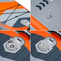 Rebel RBA-4507 Paddleboard SUP s príslušenstvom 335 cm, 140 kg, oranžový
