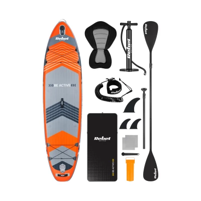 Rebel RBA-4507 Paddleboard SUP s príslušenstvom 335 cm, 140 kg, oranžový