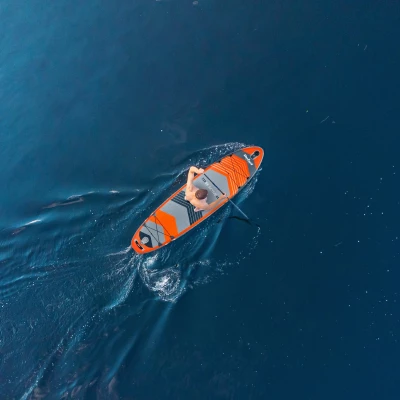 Rebel RBA-4507 Paddleboard SUP s príslušenstvom 335 cm, 140 kg, oranžový
