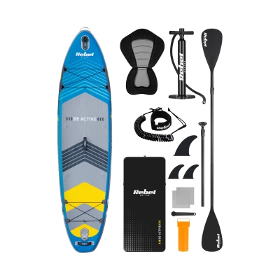 Rebel RBA-4507 Paddleboard SUP s příslušenstvím 335 cm, 140 kg, modrý