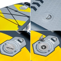 Rebel RBA-4507 Paddleboard SUP s príslušenstvom 335 cm, 140 kg, sivý