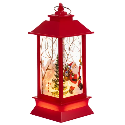Ruhhy 26752 LED vánoční lucerna 12,5 cm, červená