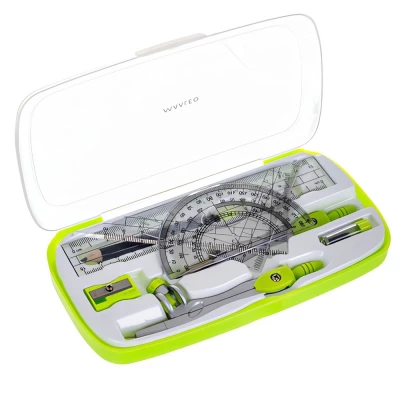 Maaleo 26170 Geometrická súprava v kufríku 10 kusov, zelená