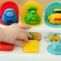 Kruzzel 26379 Edukační hračka - Skákající vozidla