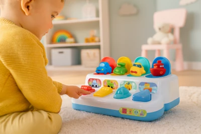 Kruzzel 26379 Edukační hračka - Skákající vozidla
