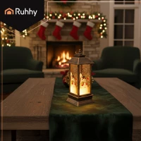 Ruhhy 26754 LED vánoční lucerna 12,5 cm, měděná