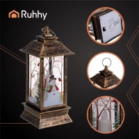 Ruhhy 26754 LED vánoční lucerna 12,5 cm, měděná