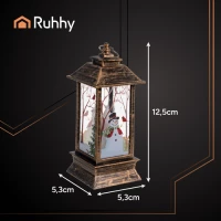 Ruhhy 26754 LED vánoční lucerna 12,5 cm, měděná