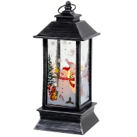Ruhhy 26755 LED vánoční lucerna 12,5 cm, stříbrná