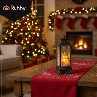 Ruhhy 26755 LED vánoční lucerna 12,5 cm, stříbrná