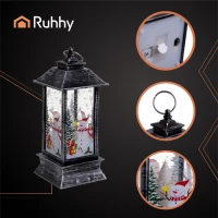 Ruhhy 26755 LED vánoční lucerna 12,5 cm, stříbrná
