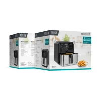 Teesa TSA8079 Teplovzdušná fritéza 8 l, 1700 W, strieborno-čierna