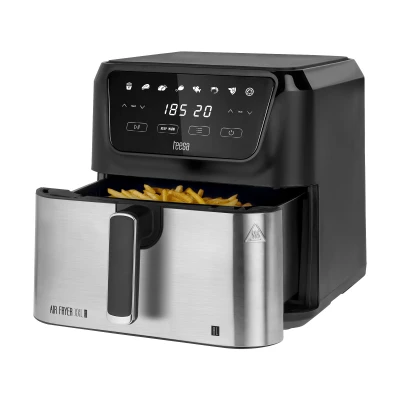 Teesa TSA8079 Teplovzdušná fritéza 8 l, 1700 W, strieborno-čierna